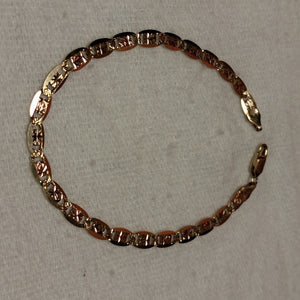 PULSERA ORO COMBINADO 14 K 6 GRMS (SEMINUEVO)
