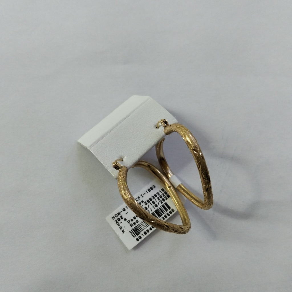 ARRACADAS PAR ORO 14 K 4.9 GRMS (SEMINUEVO)