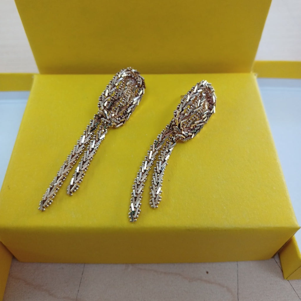 BROQUELES PAR ORO 14 K 10,20 GRMS (SEMINUEVO)