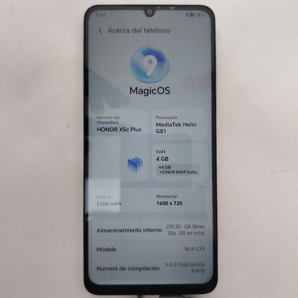 CELULAR HONOR X5C NLA-LX3 (2025) 256 GB 6 GB RAM (SEMINUEVO)