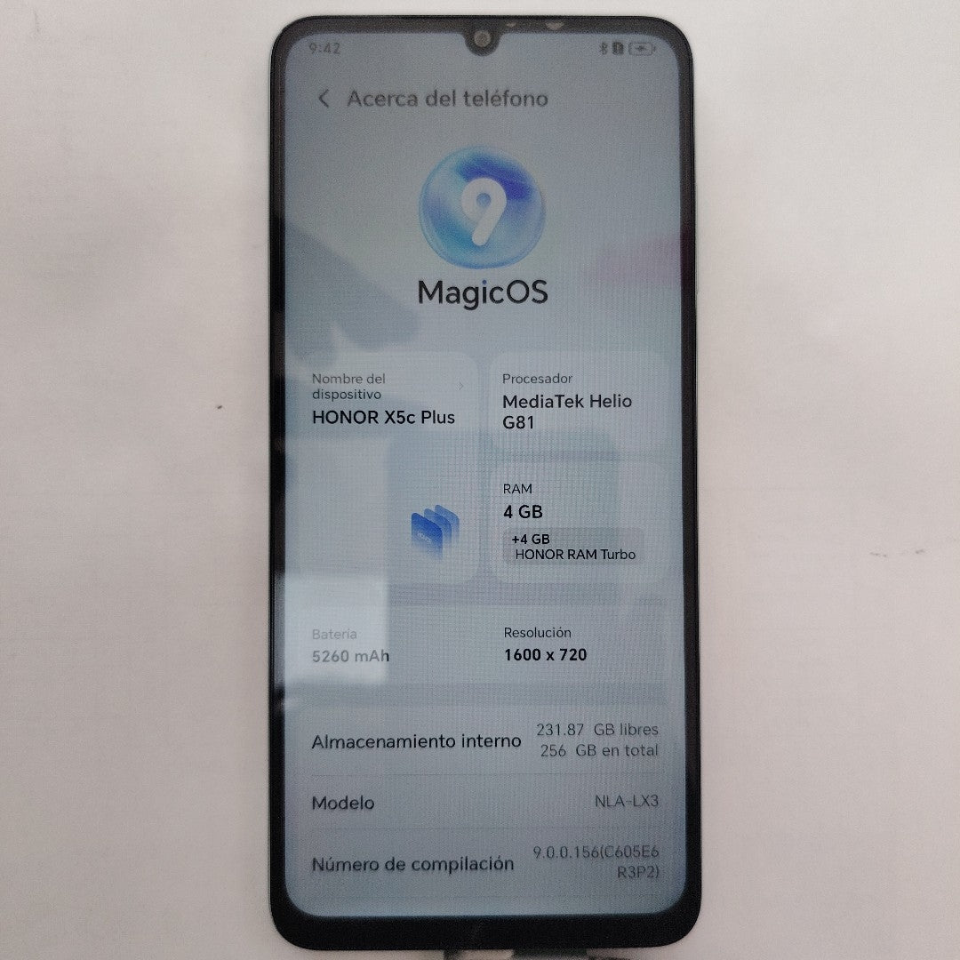 CELULAR HONOR X5C NLA-LX3 (2025) 256 GB 6 GB RAM (SEMINUEVO)