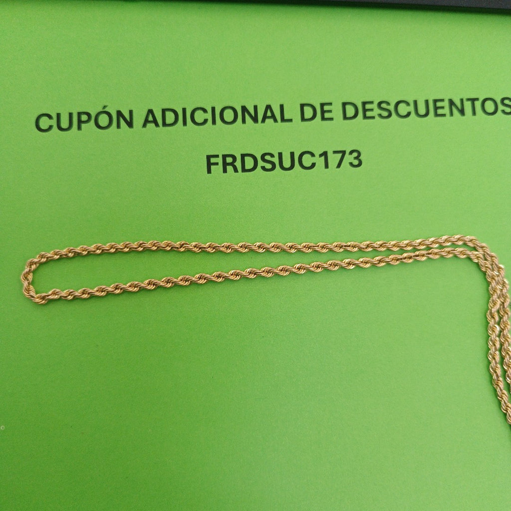 CADENA ORO 14 K 4.7 GRMS (SEMINUEVO)