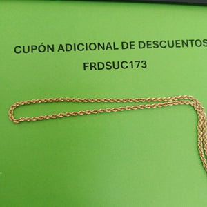CADENA ORO 14 K 4.7 GRMS (SEMINUEVO)