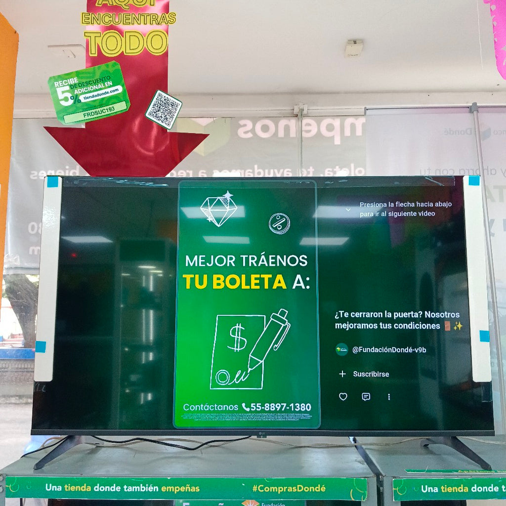 PANTALLA LG 55UA7300PSB (2026) 55" LED 4K (SEMINUEVO)