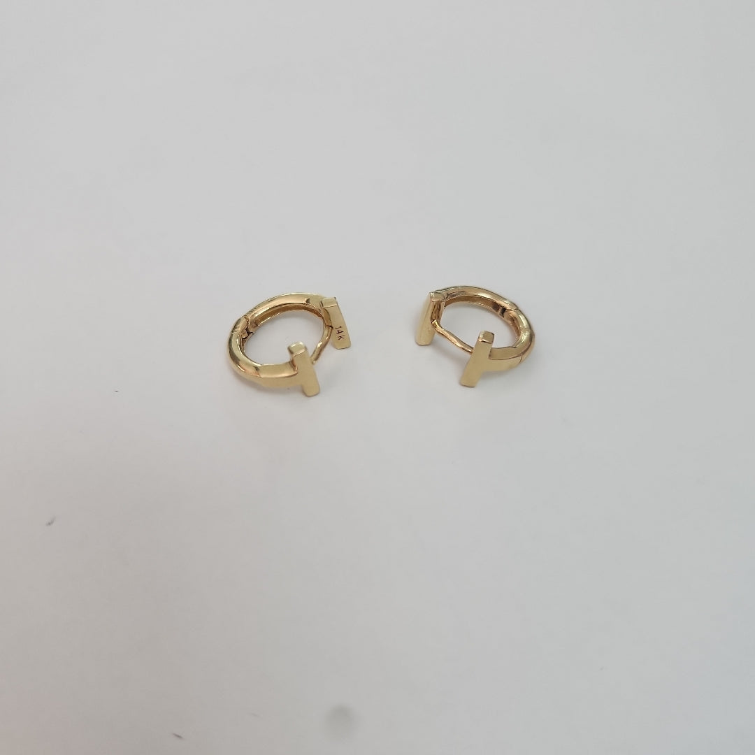 ARRACADAS PAR ORO 14 K 3,50 GRMS (SEMINUEVO)