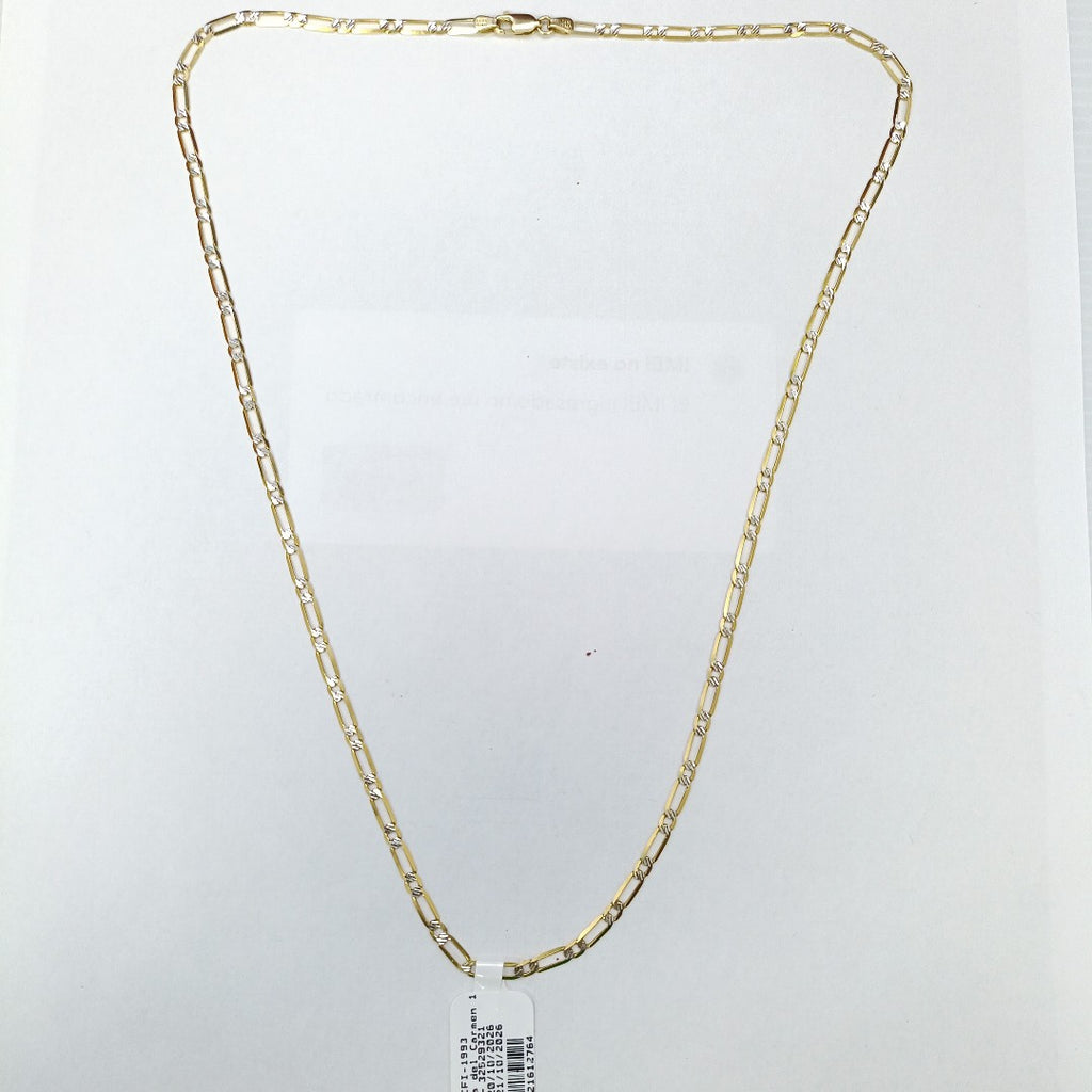 CADENA ORO, RODIADO 14 K 6.3 GRMS (SEMINUEVO)