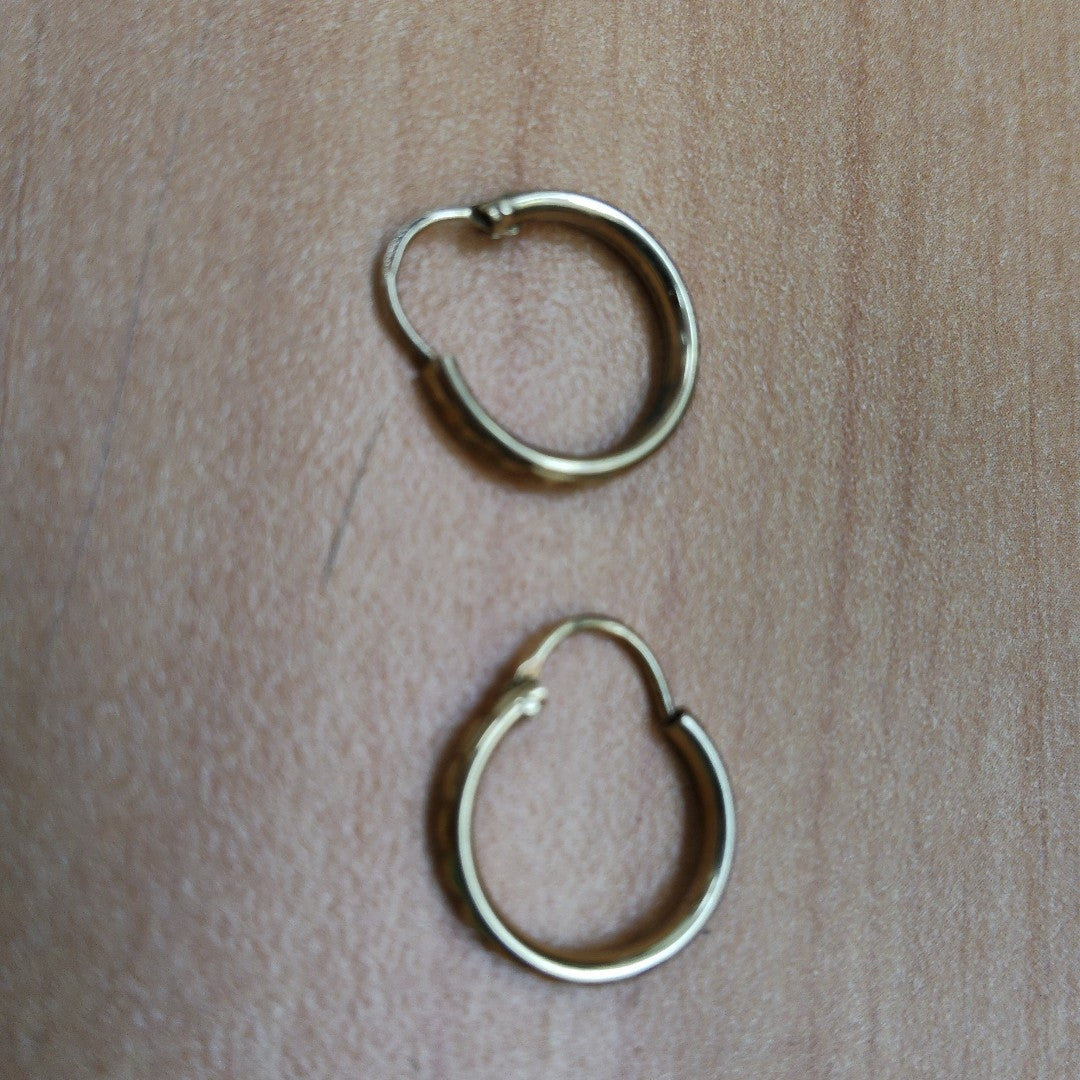 ARRACADAS PAR ORO 10 K 1.2 GRMS (SEMINUEVO)