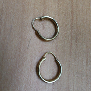 ARRACADAS PAR ORO 10 K 1.2 GRMS (SEMINUEVO)