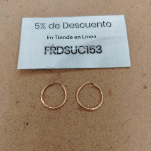 ARRACADAS PAR ORO 10 K 1 GRMS (SEMINUEVO)