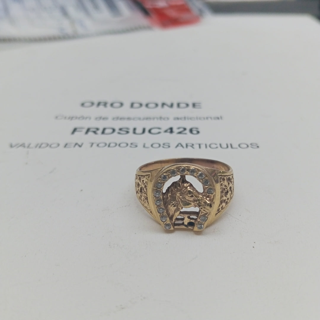 ANILLO ORO 10 K 6.4 GRMS (SEMINUEVO)