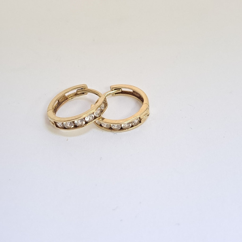ARRACADAS PAR ORO 14 K 1.3 GRMS (SEMINUEVO)