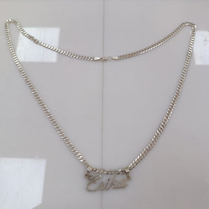 CADENA, DIJE PLATA 27.3 GRMS (SEMINUEVO)