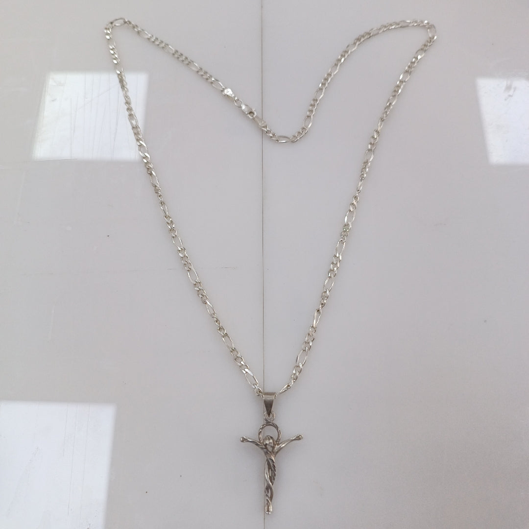 CADENA, CRISTO PLATA 18.3 GRMS (SEMINUEVO)