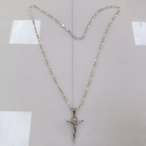 CADENA, CRISTO PLATA 18.3 GRMS (SEMINUEVO)