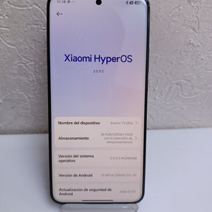CELULAR XIAOMI 15 ULTRA 25010PN30G (2025) 512 GB 16 GB RAM (SEMINUEVO)