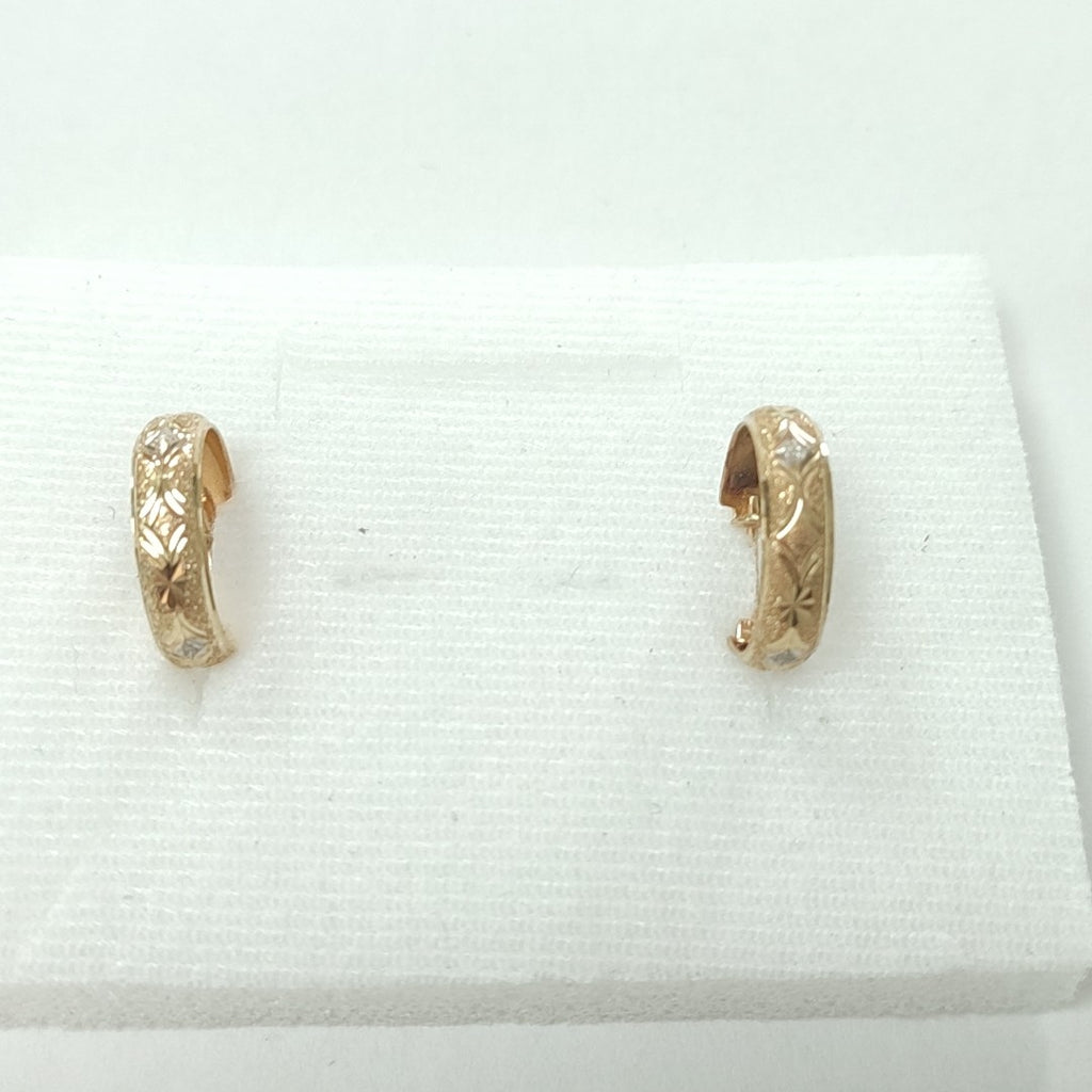 ARRACADAS PAR ORO 10 K 2.3 GRMS (SEMINUEVO)