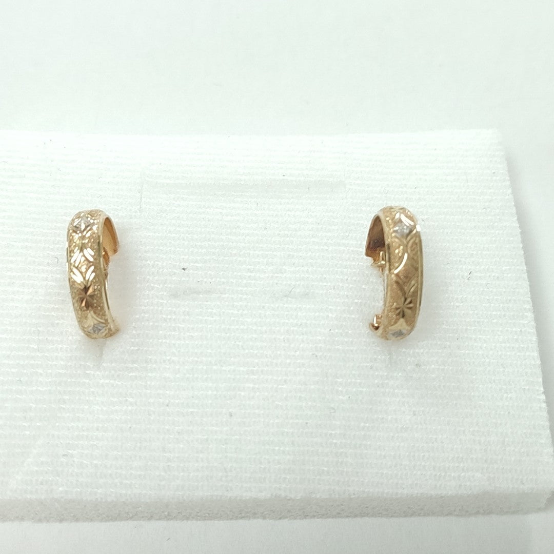ARRACADAS PAR ORO 10 K 2.3 GRMS (SEMINUEVO)