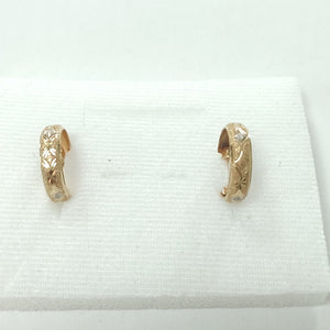 ARRACADAS PAR ORO 10 K 2.3 GRMS (SEMINUEVO)