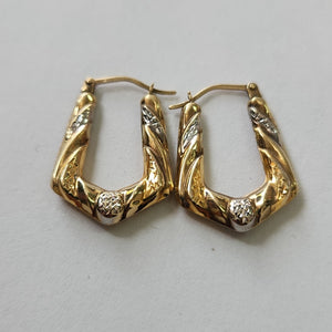 ARRACADAS PAR ORO COMBINADO 10 K 1 GRMS (SEMINUEVO)