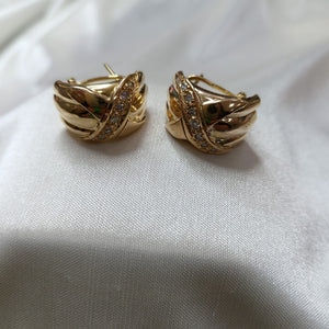ARETES PAR ORO 14 K 17.4 GRMS (SEMINUEVO)