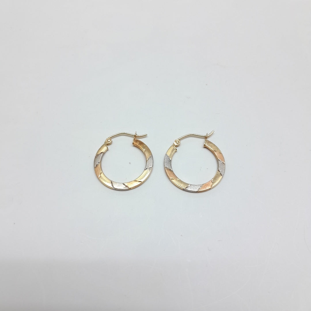 ARRACADAS PAR ORO 14 K 1 GRMS (SEMINUEVO)