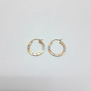 ARRACADAS PAR ORO 14 K 1 GRMS (SEMINUEVO)
