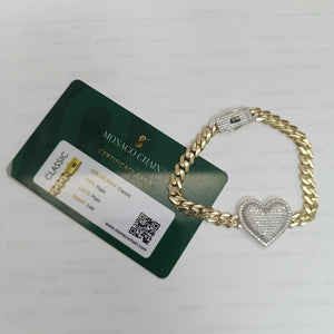 PULSERA MONACO ORO 14K 11.8 (NUEVO)