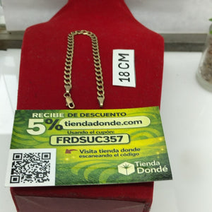 PULSERA ORO 10 K 5.6 GRMS (SEMINUEVO)