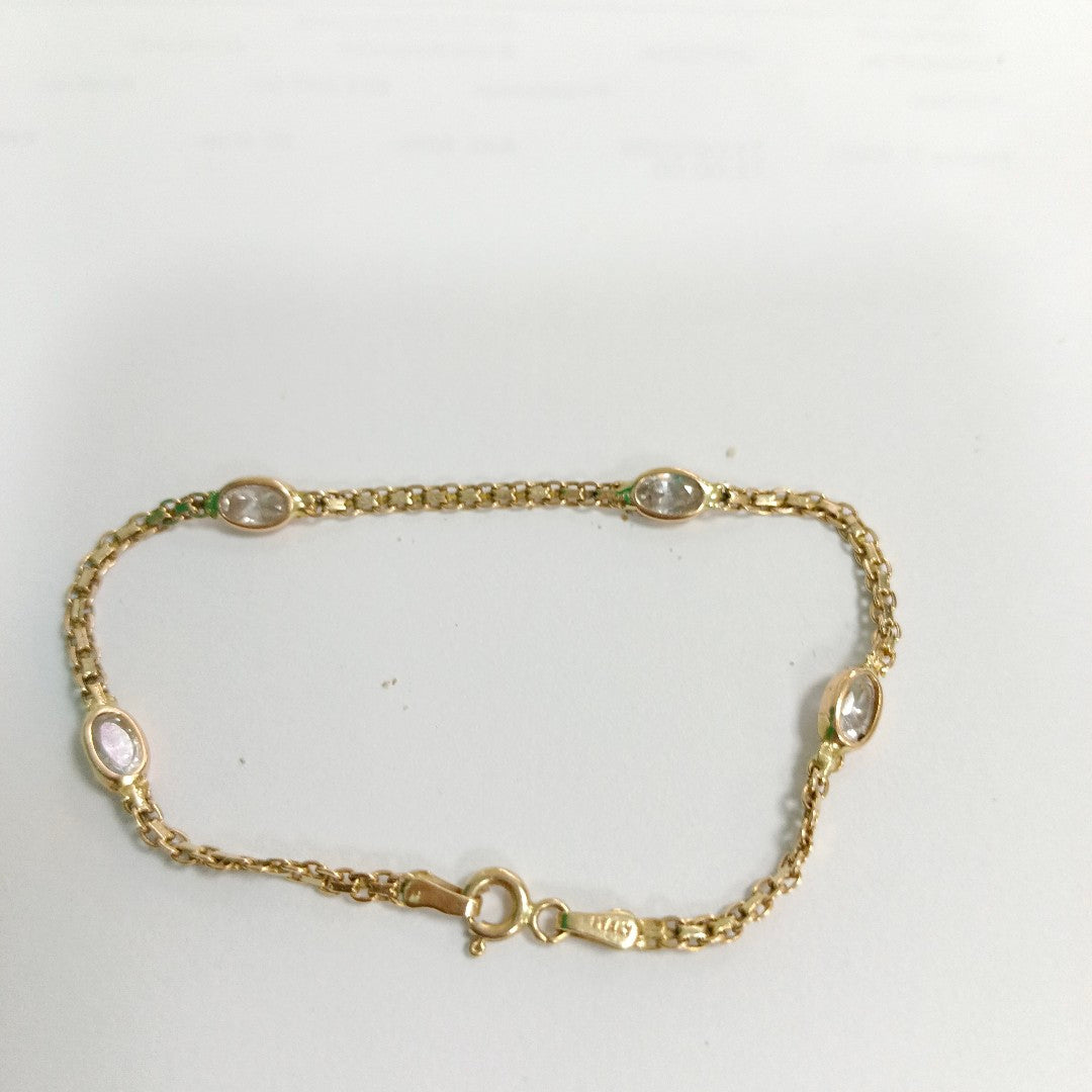 PULSERA ORO 14 K 3.3 GRMS (SEMINUEVO)