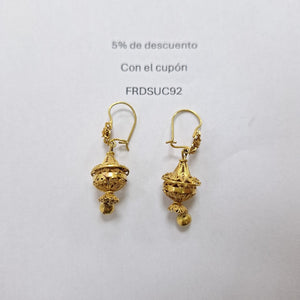 ARETES PAR ORO 10 K 4,40 GRMS (SEMINUEVO)