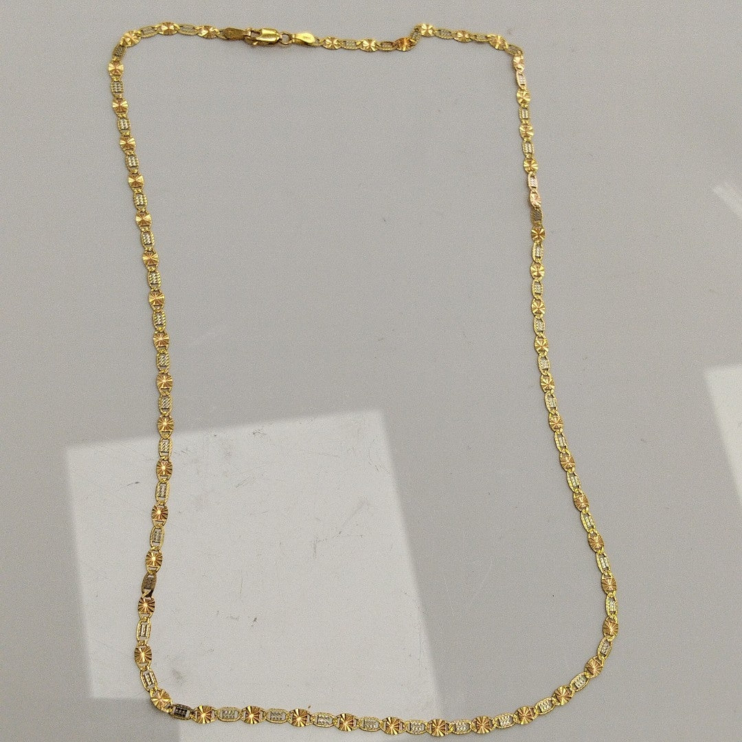 CADENA ORO, ORO COMBINADO 14 K 3.9 GRMS (SEMINUEVO)
