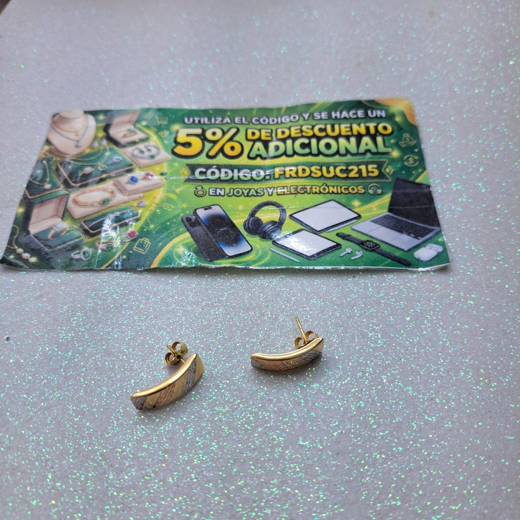 ARETES PAR ORO 14 K 1,30 GRMS (SEMINUEVO)