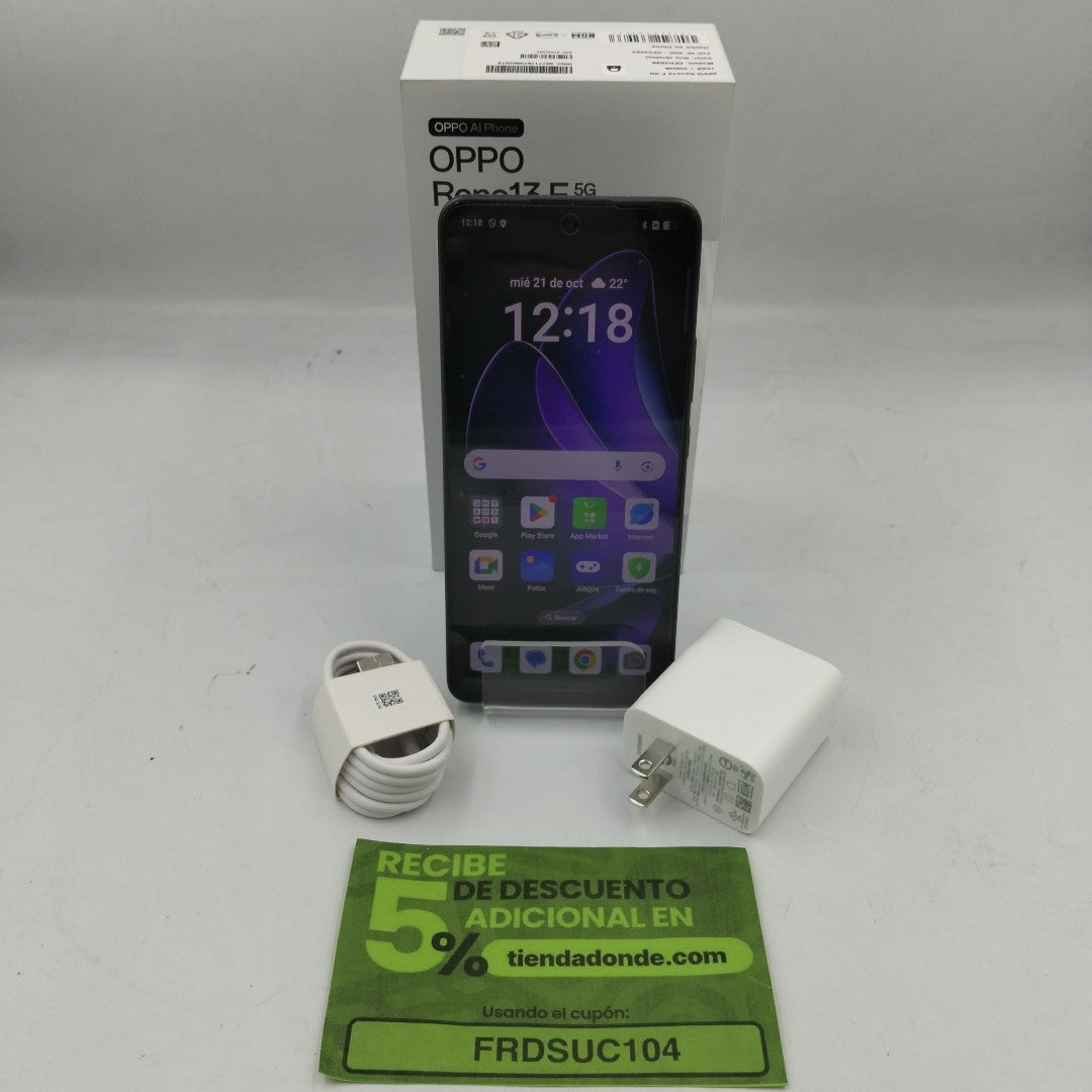 CELULAR OPPO RENO 13F 5G CPH2699 (2025) 256 GB 12 GB RAM (SEMINUEVO)