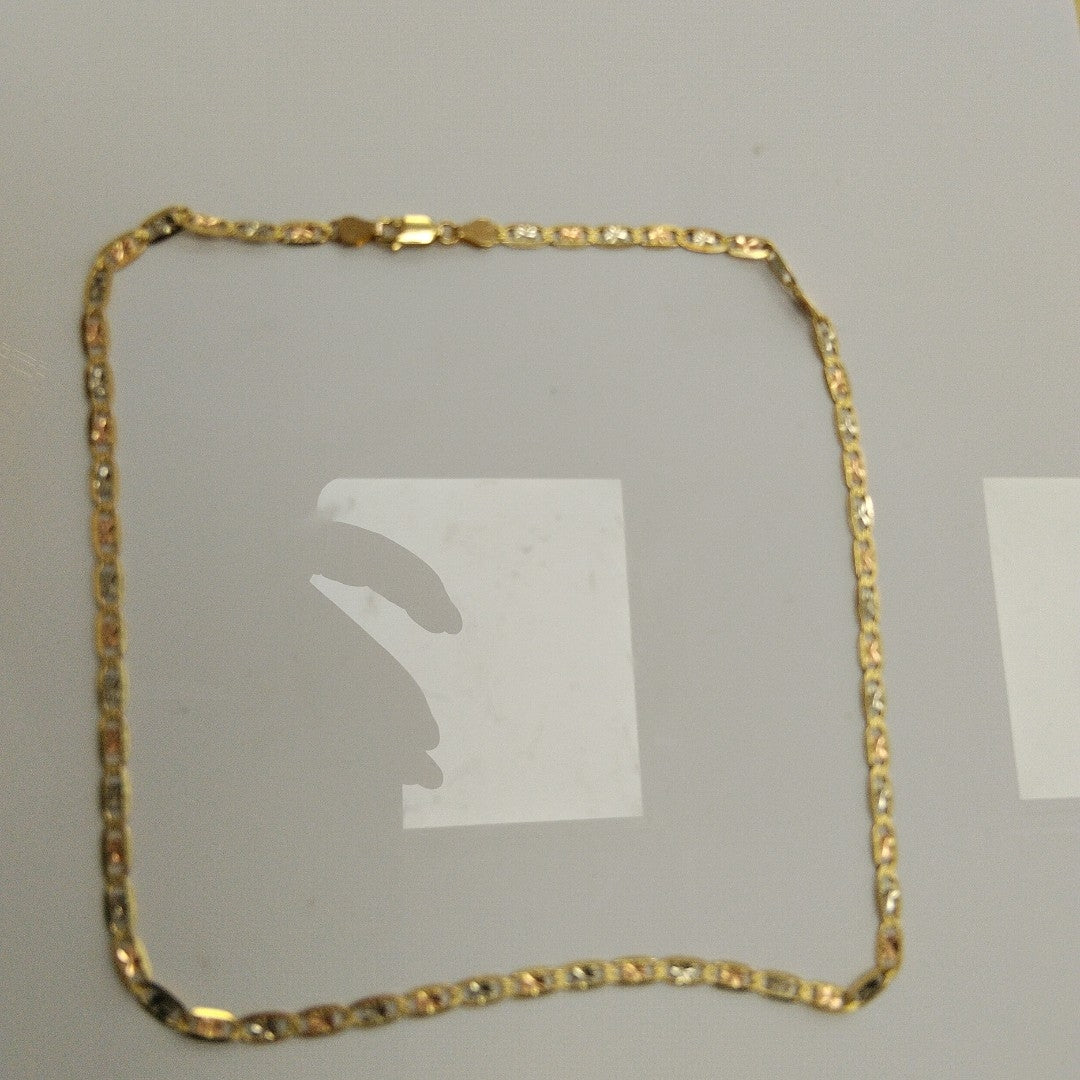 CADENA ORO, ORO COMBINADO 14 K 9.9 GRMS (SEMINUEVO)