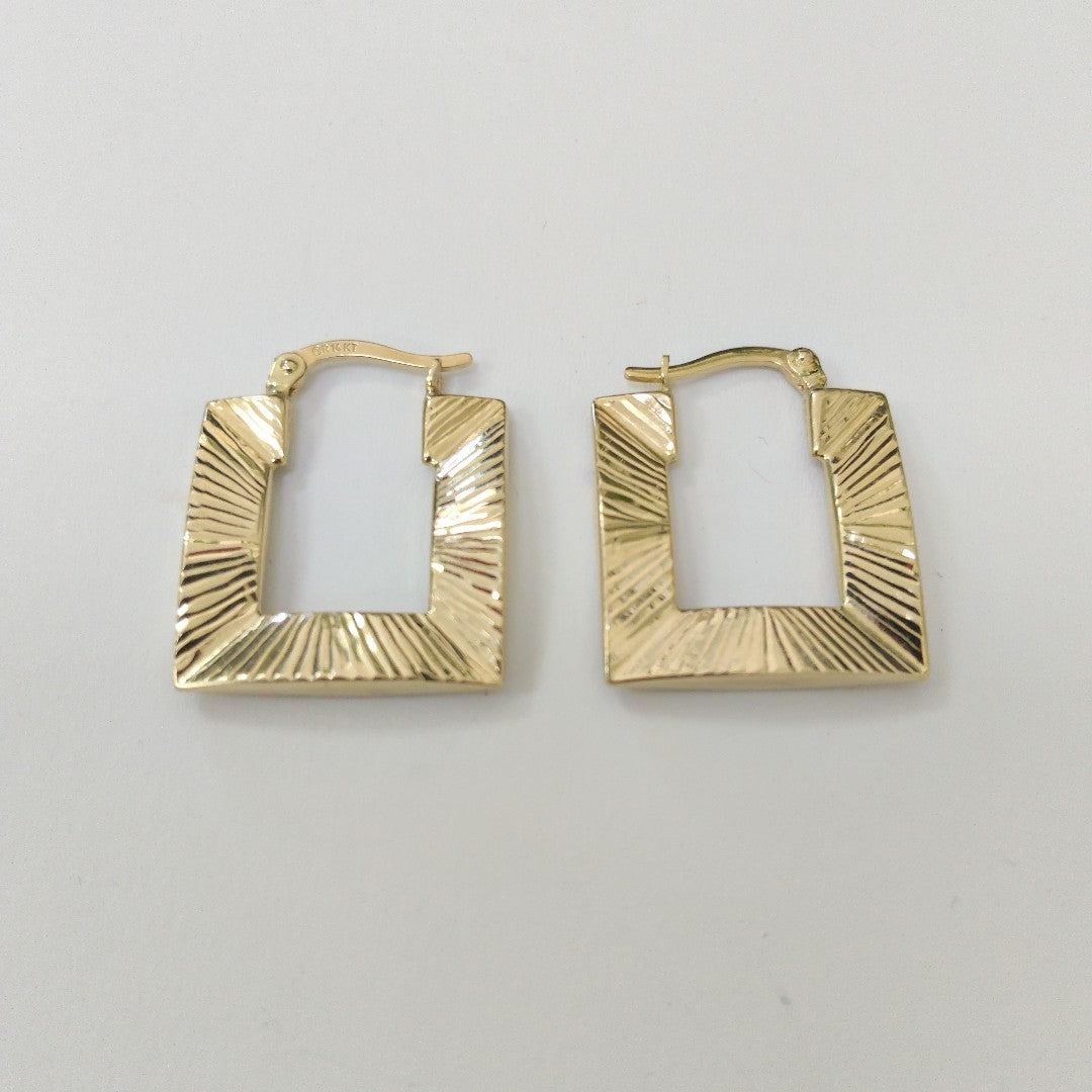 ARRACADAS PAR ORO 14 K 2.8 GRMS (SEMINUEVO)