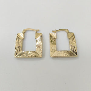 ARRACADAS PAR ORO 14 K 2.8 GRMS (SEMINUEVO)