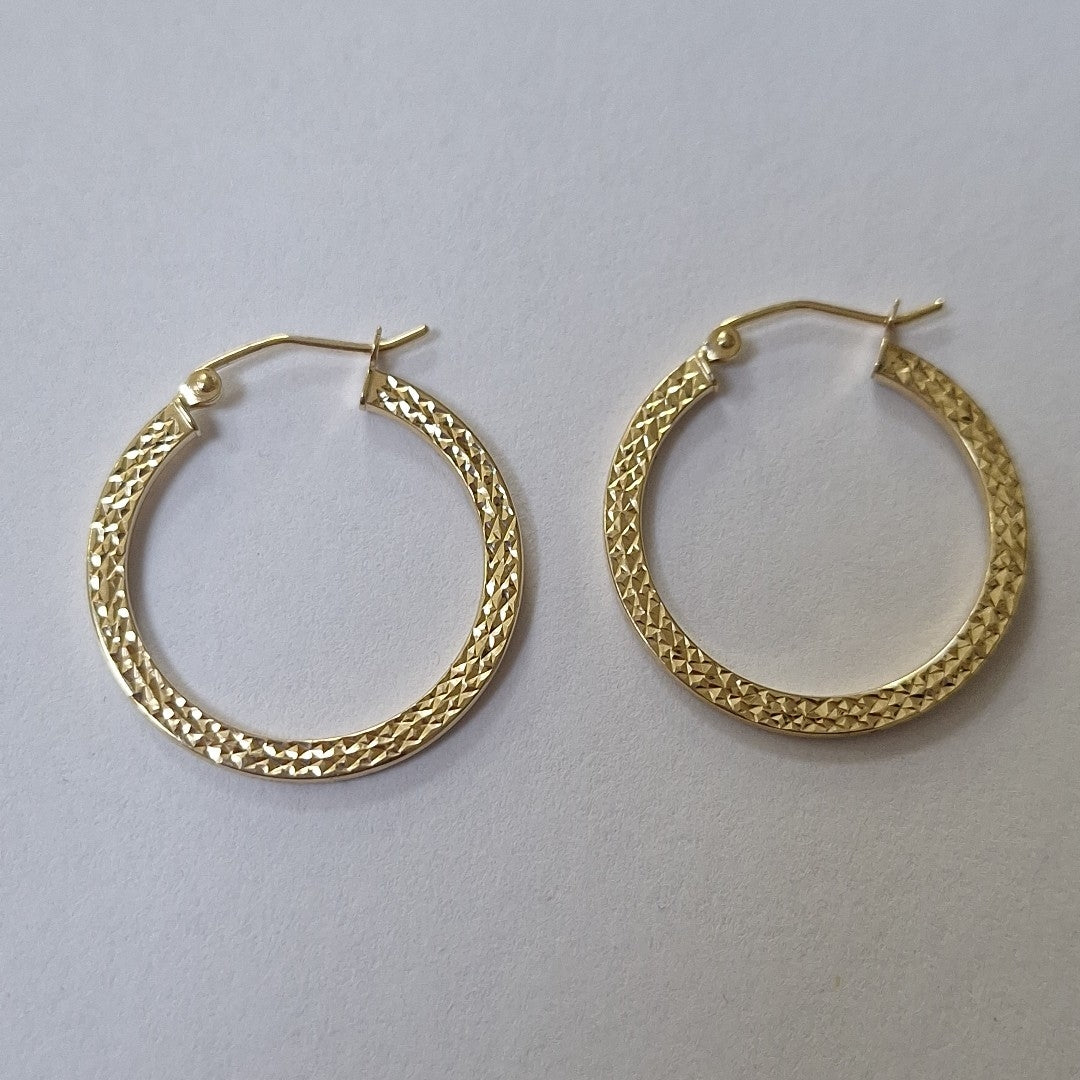 ARRACADAS PAR ORO 14 K 1.3 GRMS (SEMINUEVO)