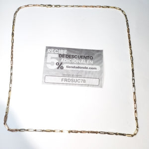 CADENA ORO 14 K 14.5 GRMS (SEMINUEVO)