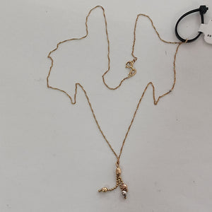 DIJE,GARGANTILLA ORO COMBINADO 14 K 1,60 GRMS (SEMINUEVO)