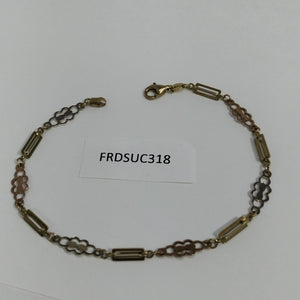 PULSERA ORO COMBINADO 14 K 3,00 GRMS (SEMINUEVO)