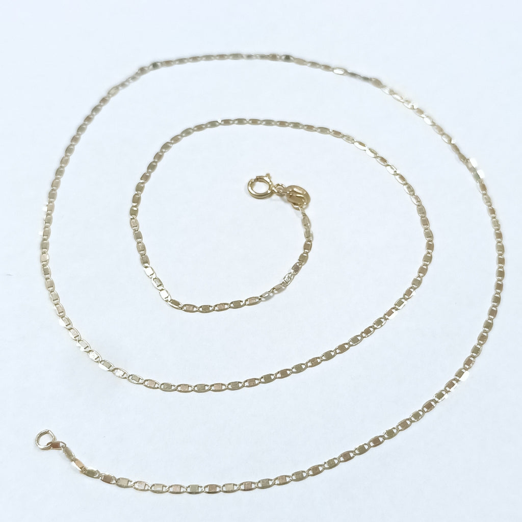 CADENAS GUCHI ORO 14K 55 CM 2 GR (NUEVO)