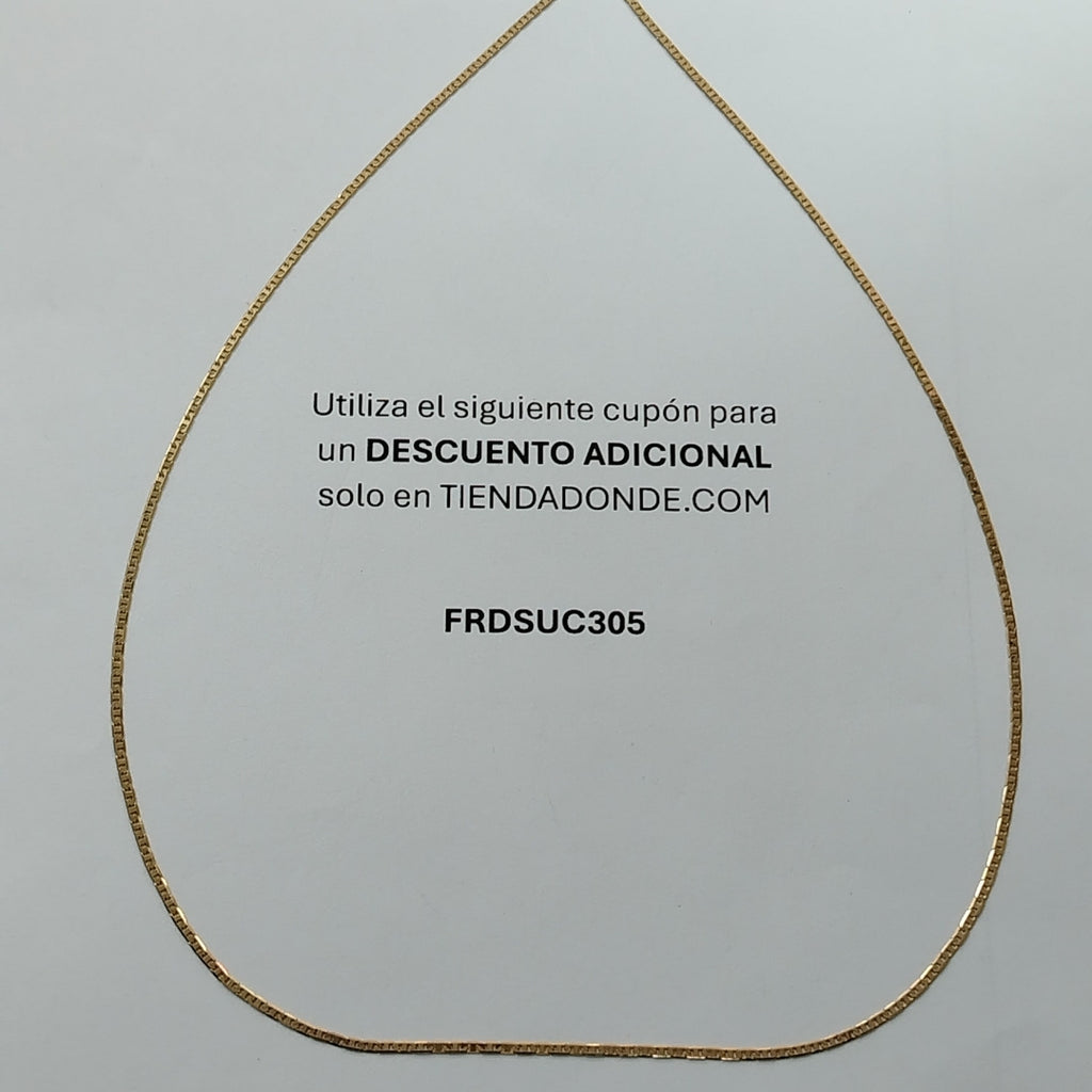 CADENA ORO 14 K 3.9 GRMS (SEMINUEVO)
