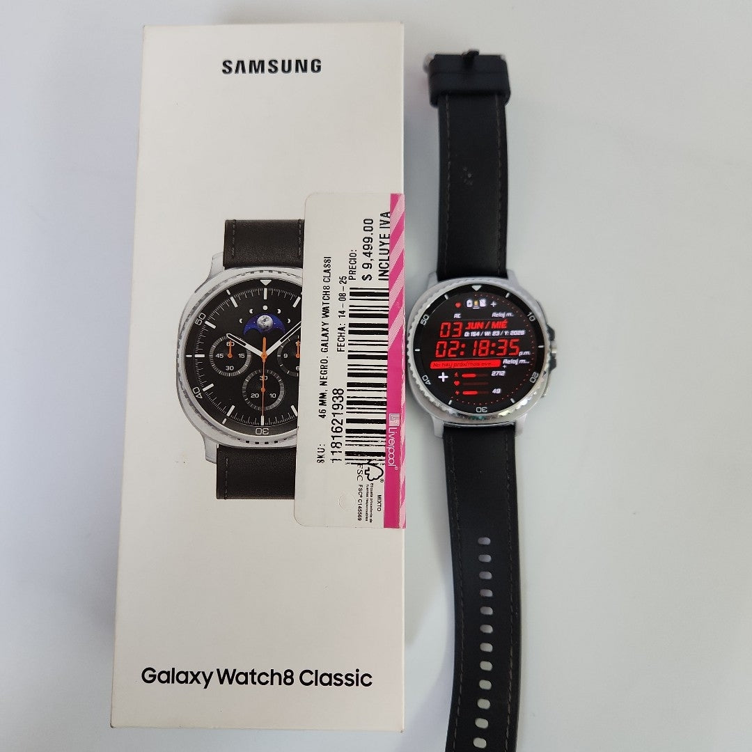 SMARTWATCH SAMSUNG GALAXY WATCH 8 CLASSIC SM-L500 46 MM GPS (SEMINUEVO)
