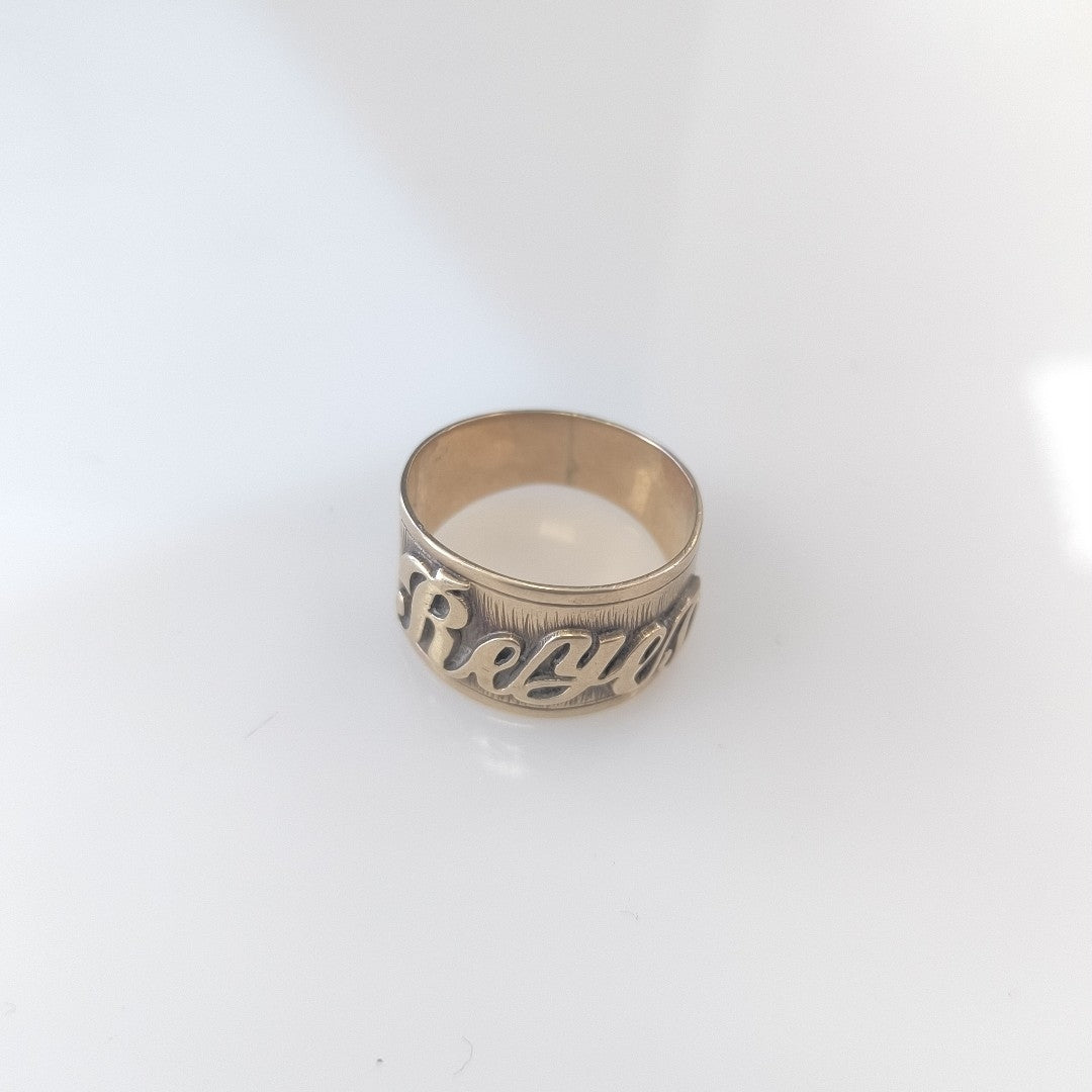 ANILLO ORO 8 K 12,20 GRMS (SEMINUEVO)