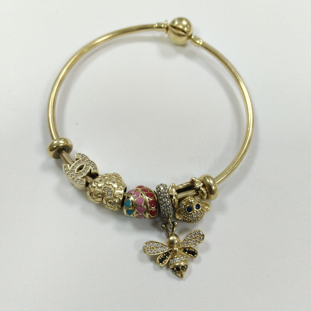 PULSERA RIGIDA ORO 14 K 16.7 GRMS (SEMINUEVO)