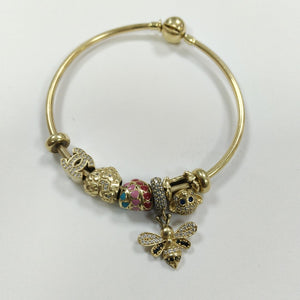 PULSERA RIGIDA ORO 14 K 16.7 GRMS (SEMINUEVO)