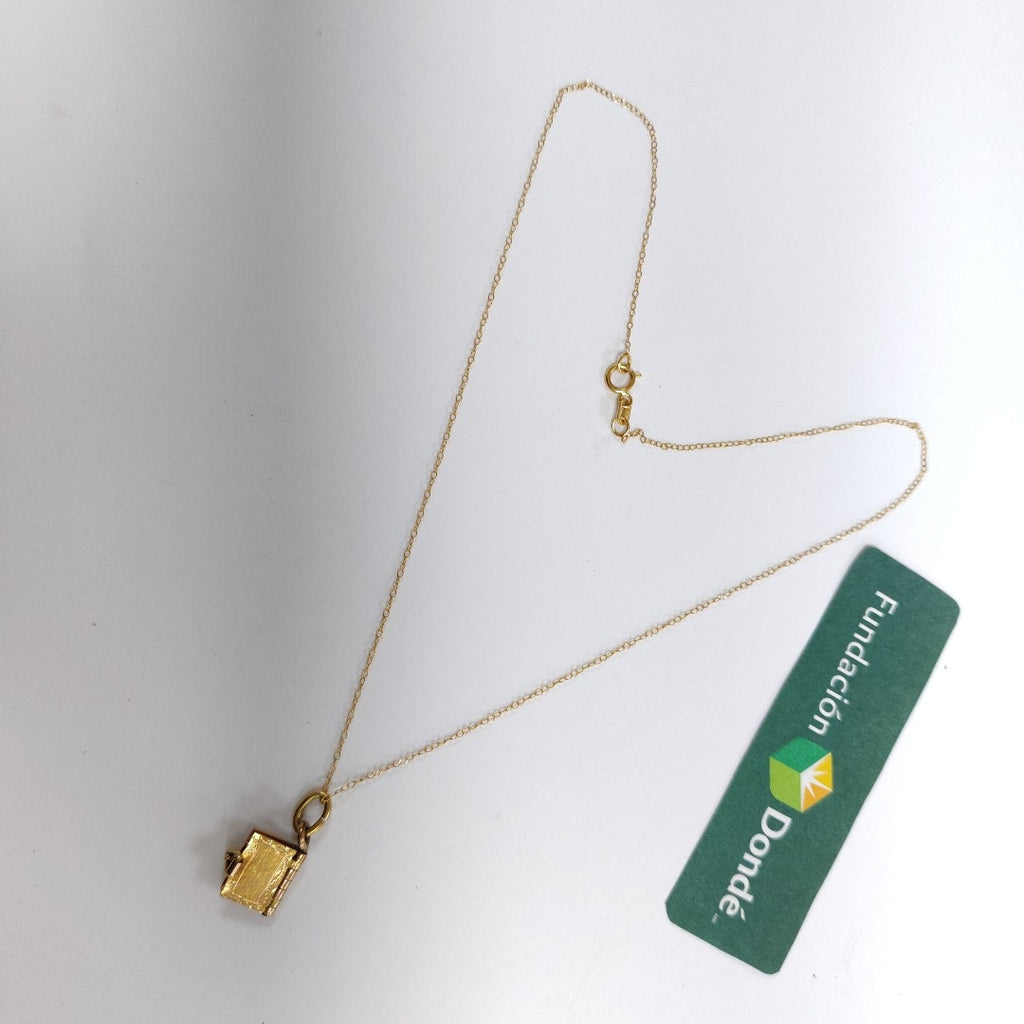 CADENA, DIJE ORO 14 K 3.5 GRMS (SEMINUEVO)