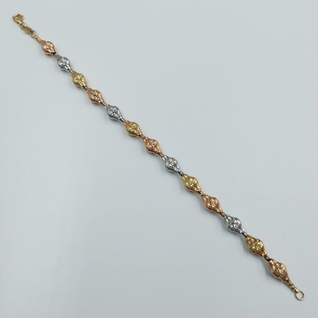 PULSERA ORO COMBINADO 10 K 5 GRMS (SEMINUEVO)