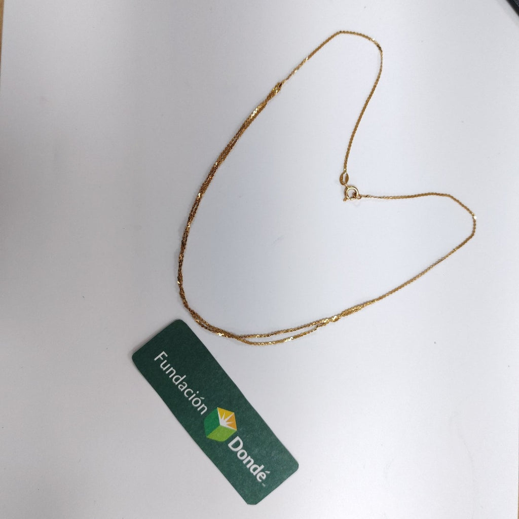 CADENA ORO 14 K 2.7 GRMS (SEMINUEVO)