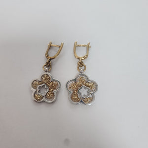 ARRACADAS PAR ORO 14 K 6.3 GRMS (SEMINUEVO)